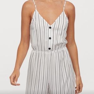🆕NWT🆕 H&M Stripped Jumpsuit